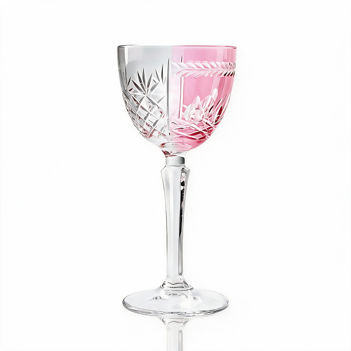 Verre à cocktail en cristallin taillé Aurel Hybrid