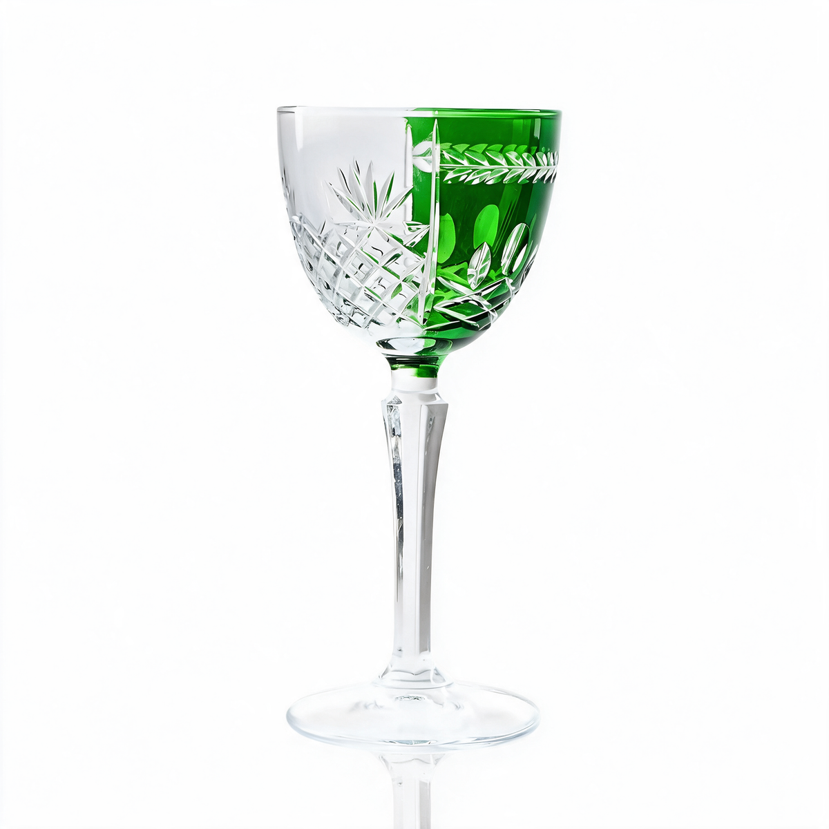 Verre à cocktail en cristallin taillé Aurel Hybrid