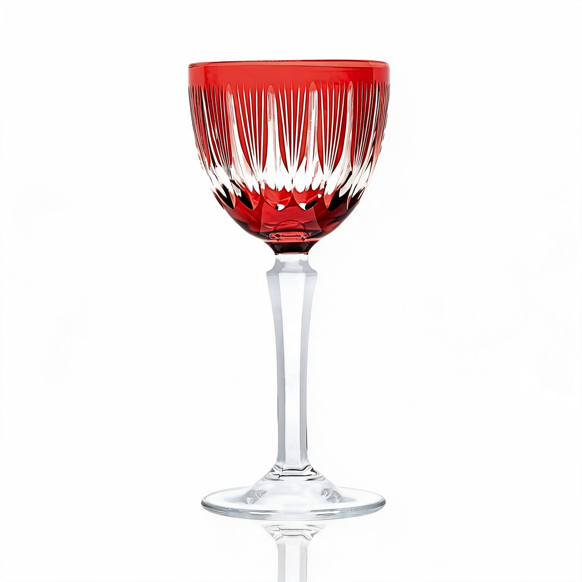 Grape Vintage Cut Crystal Cocktail Glass - Margerie Crystal USA