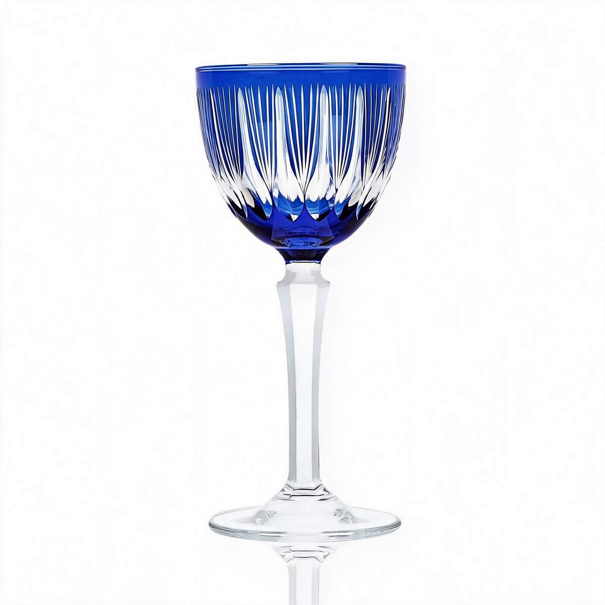 Grape Vintage Cut Crystal Cocktail Glass - Margerie Crystal USA