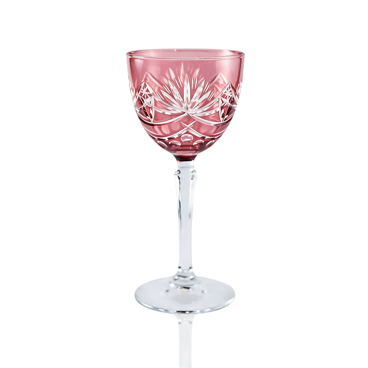 Vintage Cut Crystal Cocktail Glass - Margerie Crystal USA
