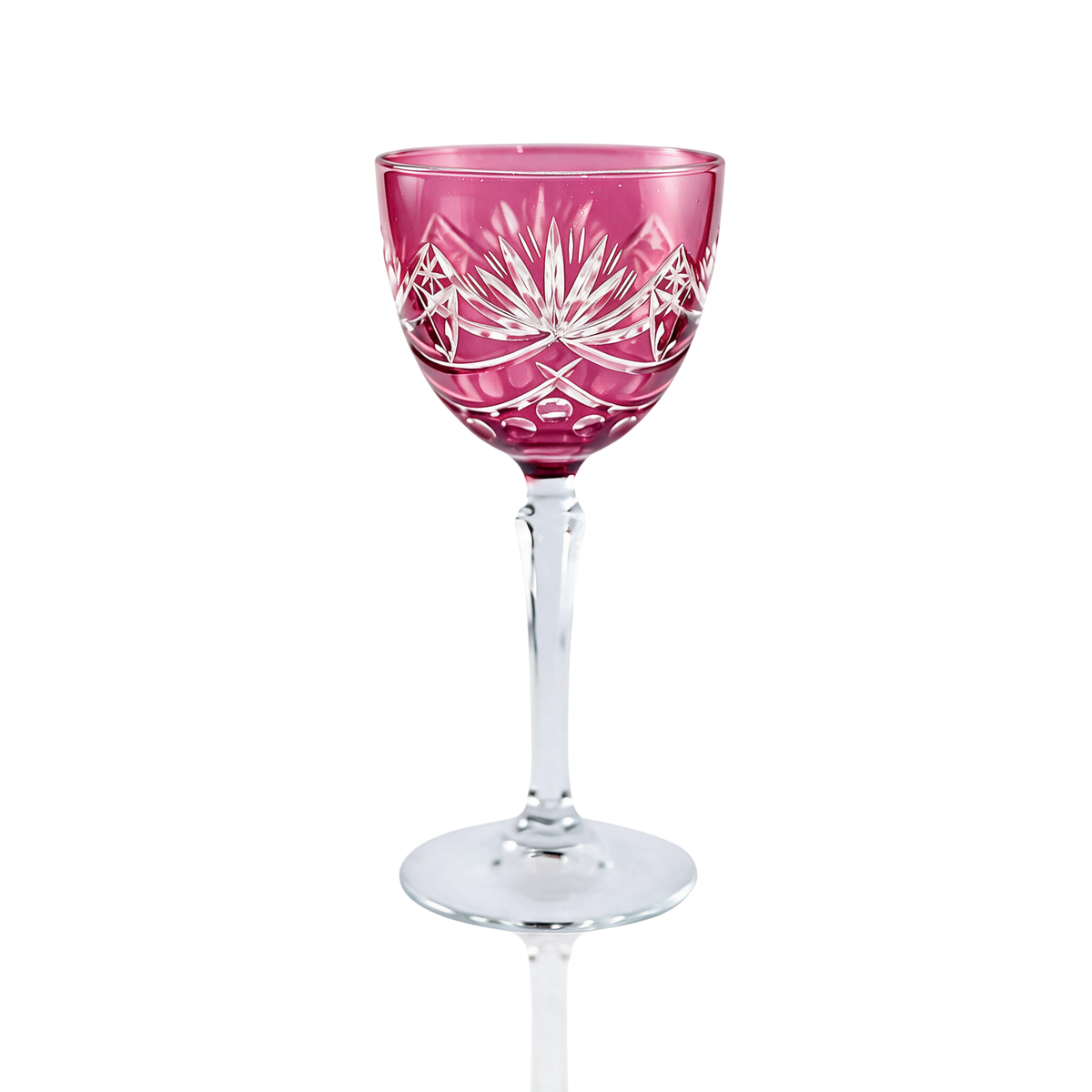 Vintage Cut Crystal Cocktail Glass - Margerie Crystal USA