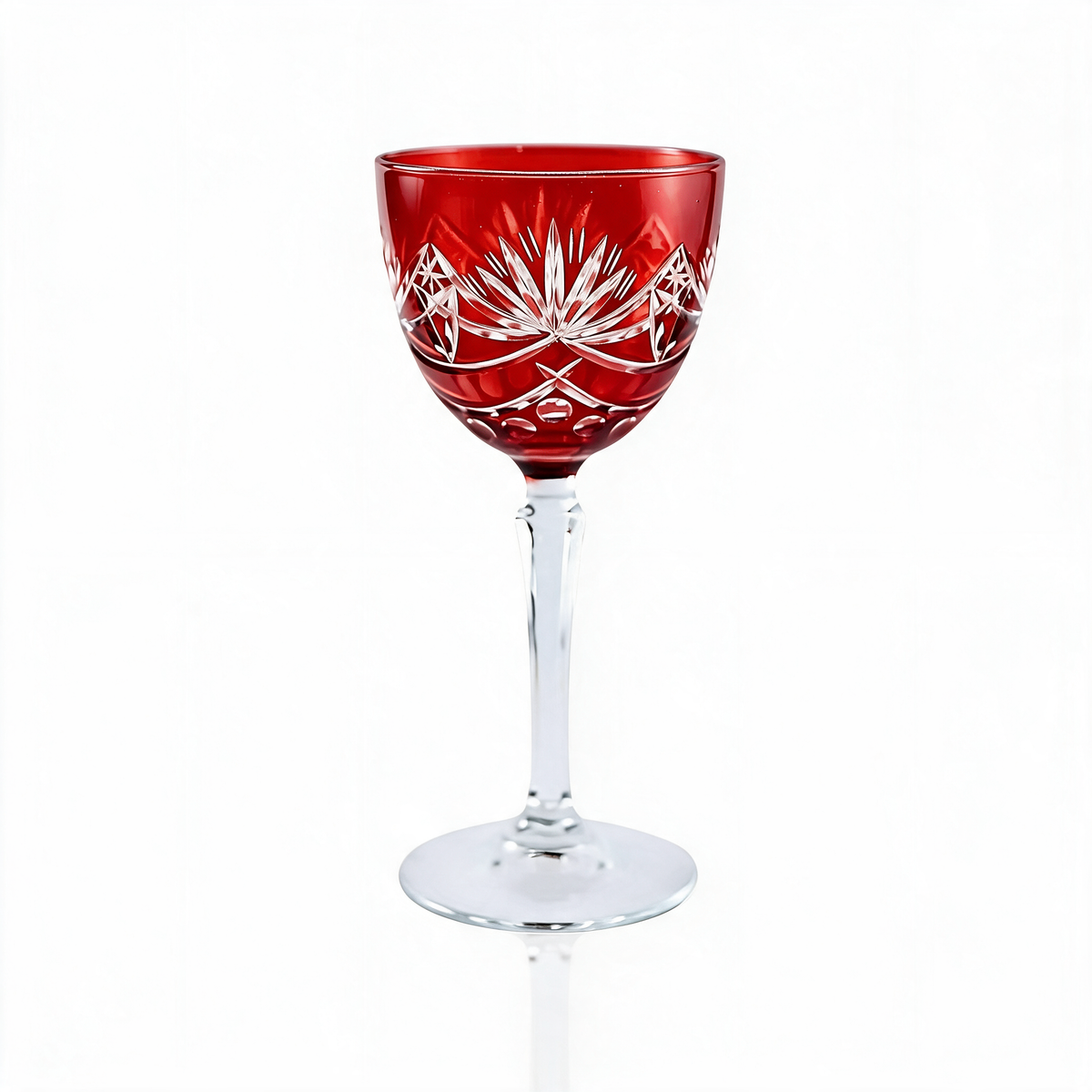 Vintage Cut Crystal Cocktail Glass - Margerie Crystal USA