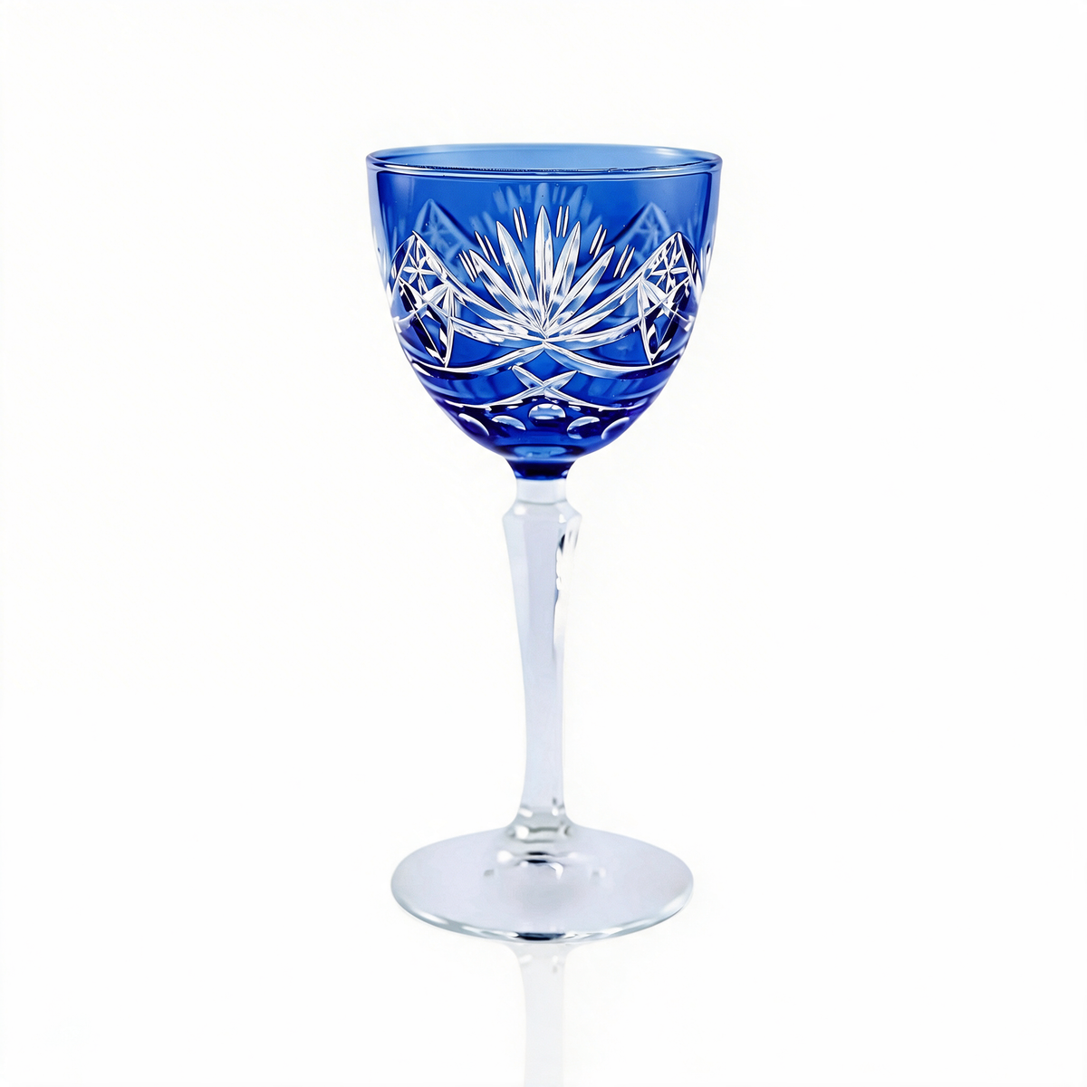 Vintage Cut Crystal Cocktail Glass - Margerie Crystal USA