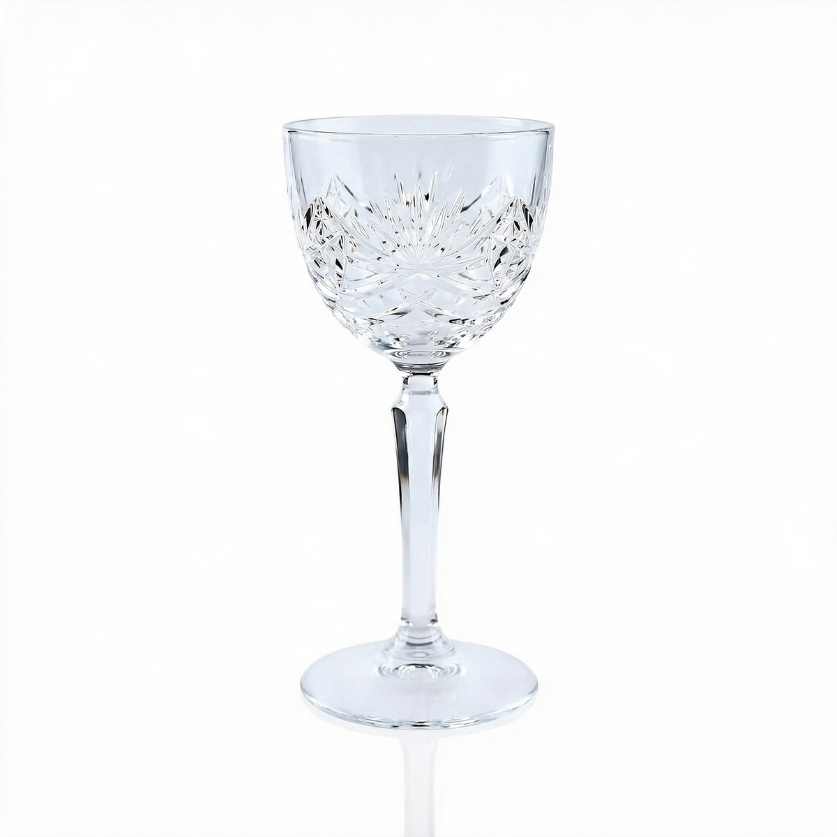 Vintage Cut Crystal Cocktail Glass - Margerie Crystal USA
