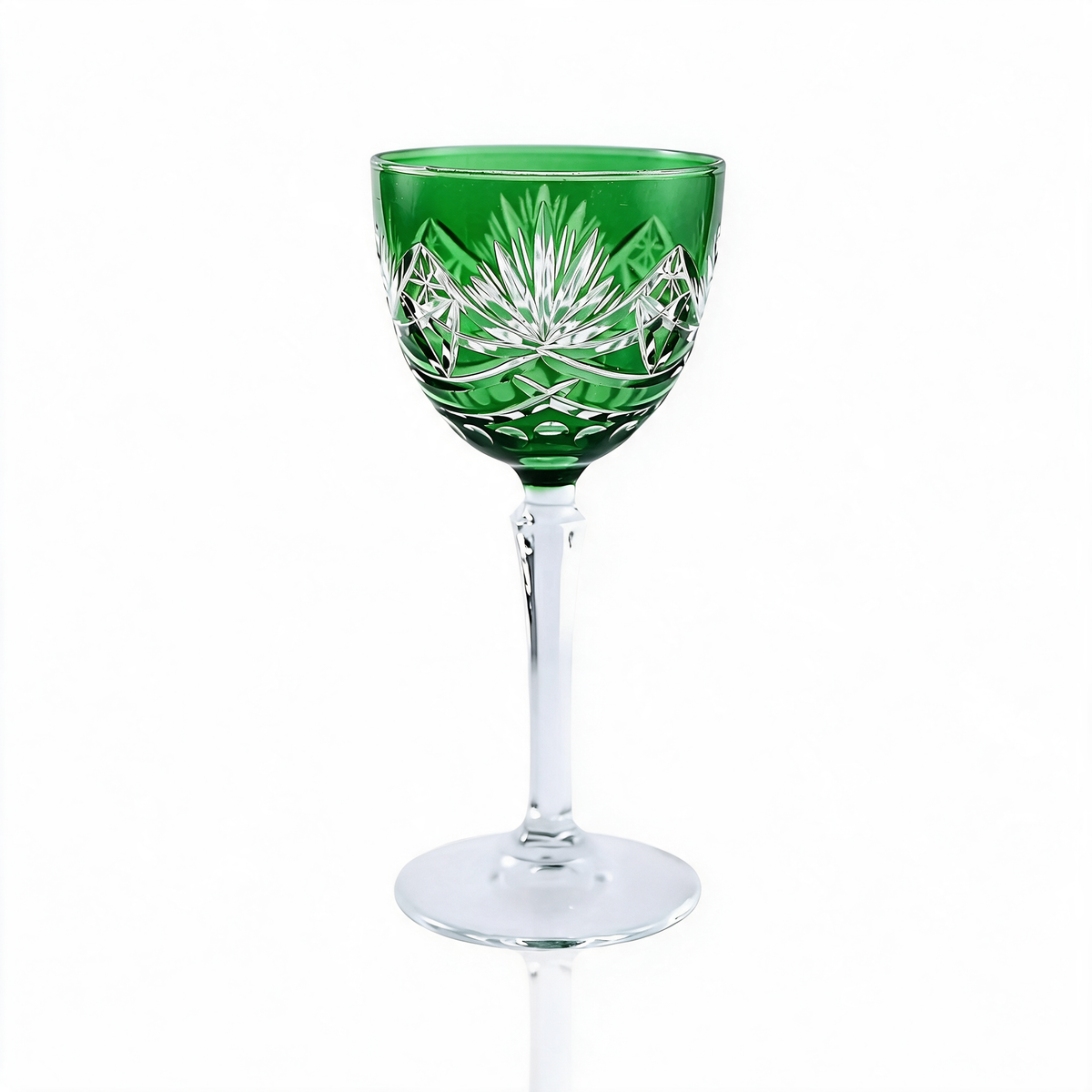 Vintage Cut Crystal Cocktail Glass - Margerie Crystal USA