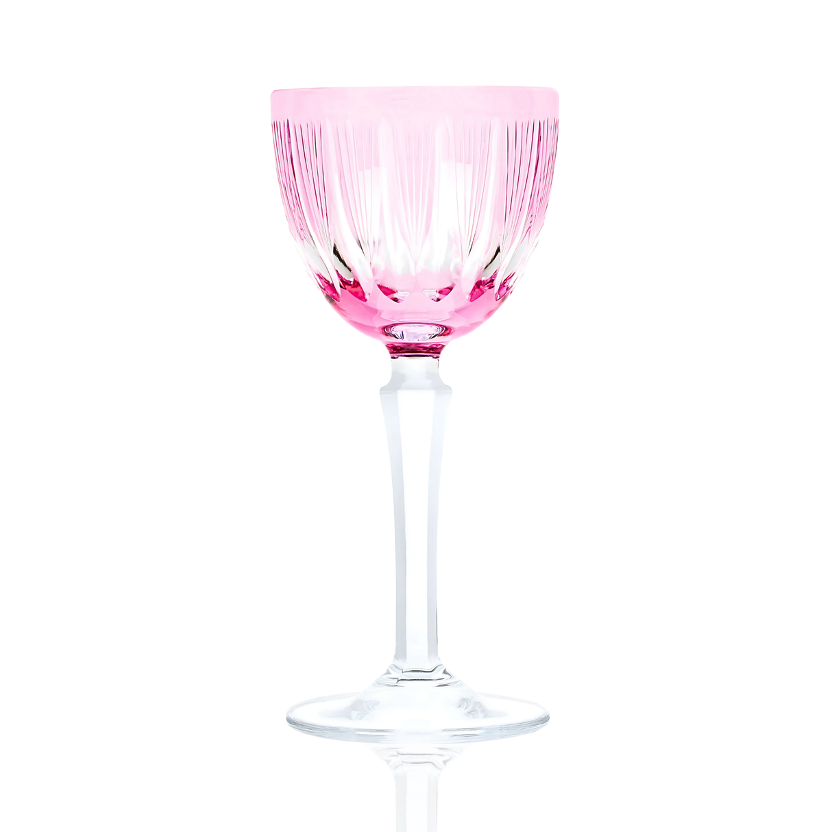 Grape Vintage Cut Crystal Cocktail Glasses - Set Of 2