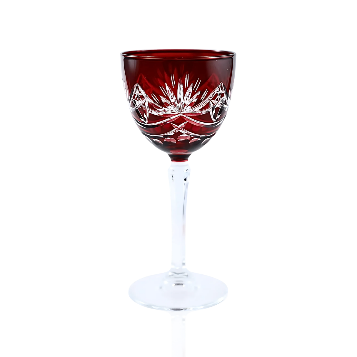 Vintage Cut Crystal Cocktail Glasses - Set Of 2