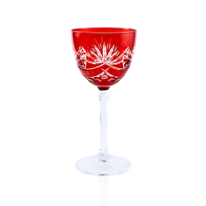 Vintage Cut Crystal Cocktail Glasses - Set Of 2