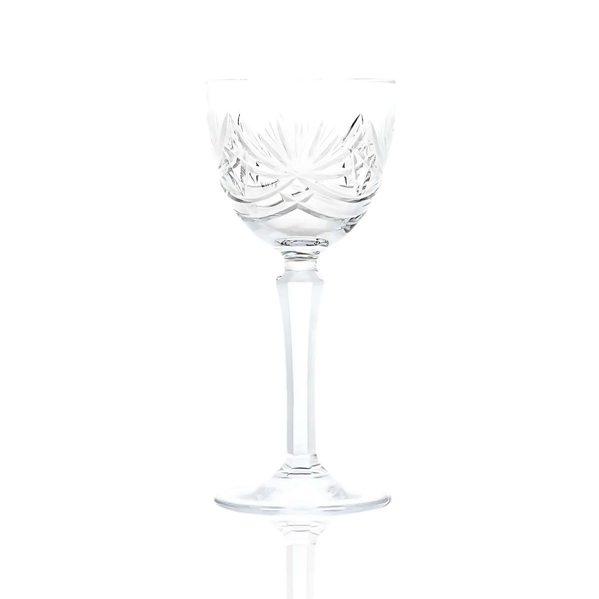 Vintage Cut Crystal Cocktail Glasses - Set Of 2