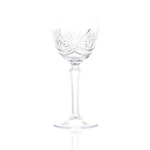 Vintage Cut Crystal Cocktail Glasses - Set Of 2