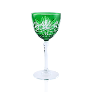 Vintage Cut Crystal Cocktail Glasses - Set Of 2