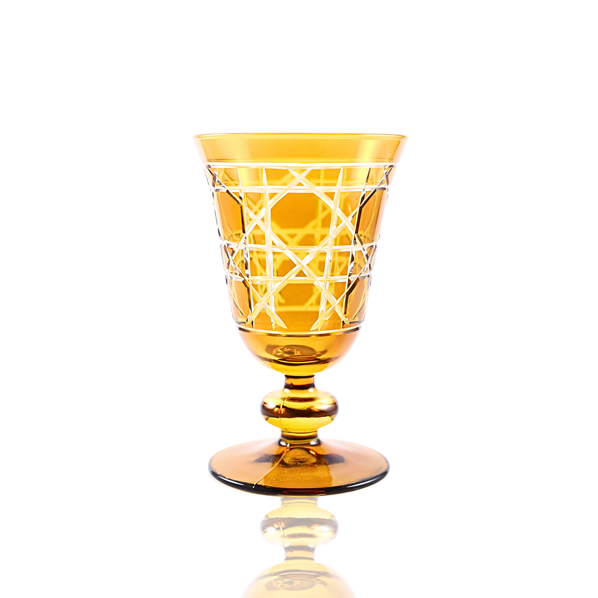 Gloria Cut Crystal Wine Goblet - Set Of 2