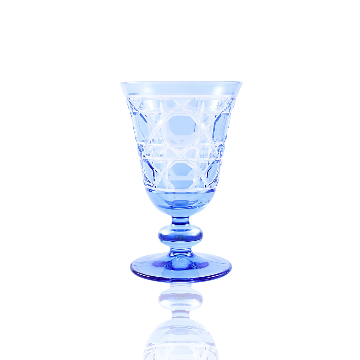 Gloria Cut Crystal Wine Goblet - Set Of 2