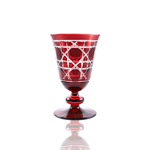 Gloria Cut Crystal Wine Goblet - Set Of 2