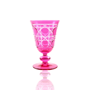 Gloria Cut Crystal Wine Goblet - Set Of 2