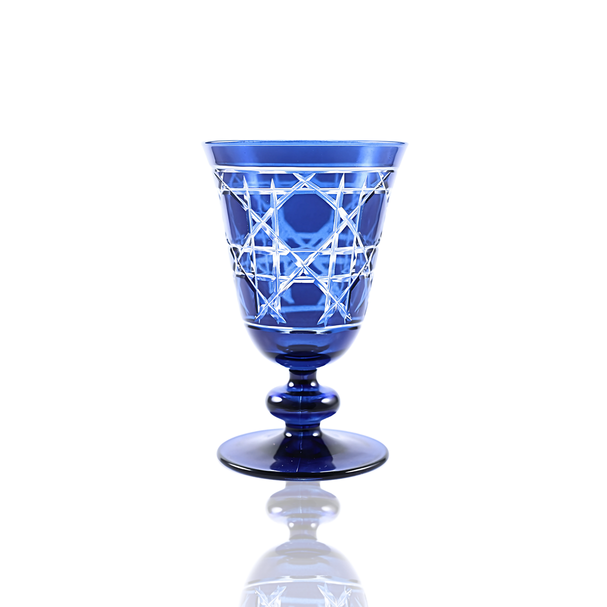 Gloria Cut Crystal Wine Goblet - Set Of 2