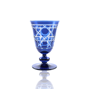Gloria Cut Crystal Wine Goblet - Set Of 2