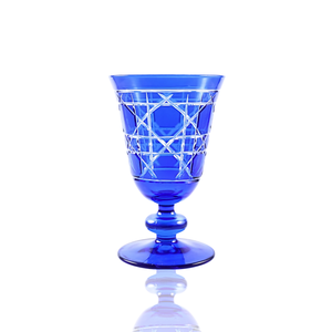 Gloria Cut Crystal Wine Goblet - Set Of 2