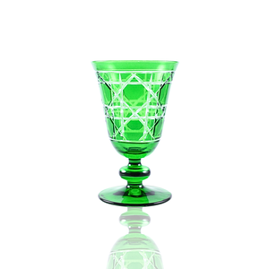 Gloria Cut Crystal Wine Goblet - Set Of 2