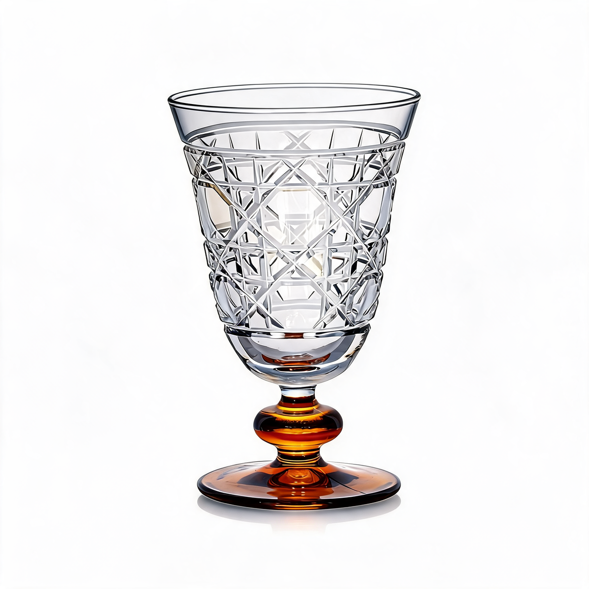 Copa de vino de cristal tallado híbrido Gloria