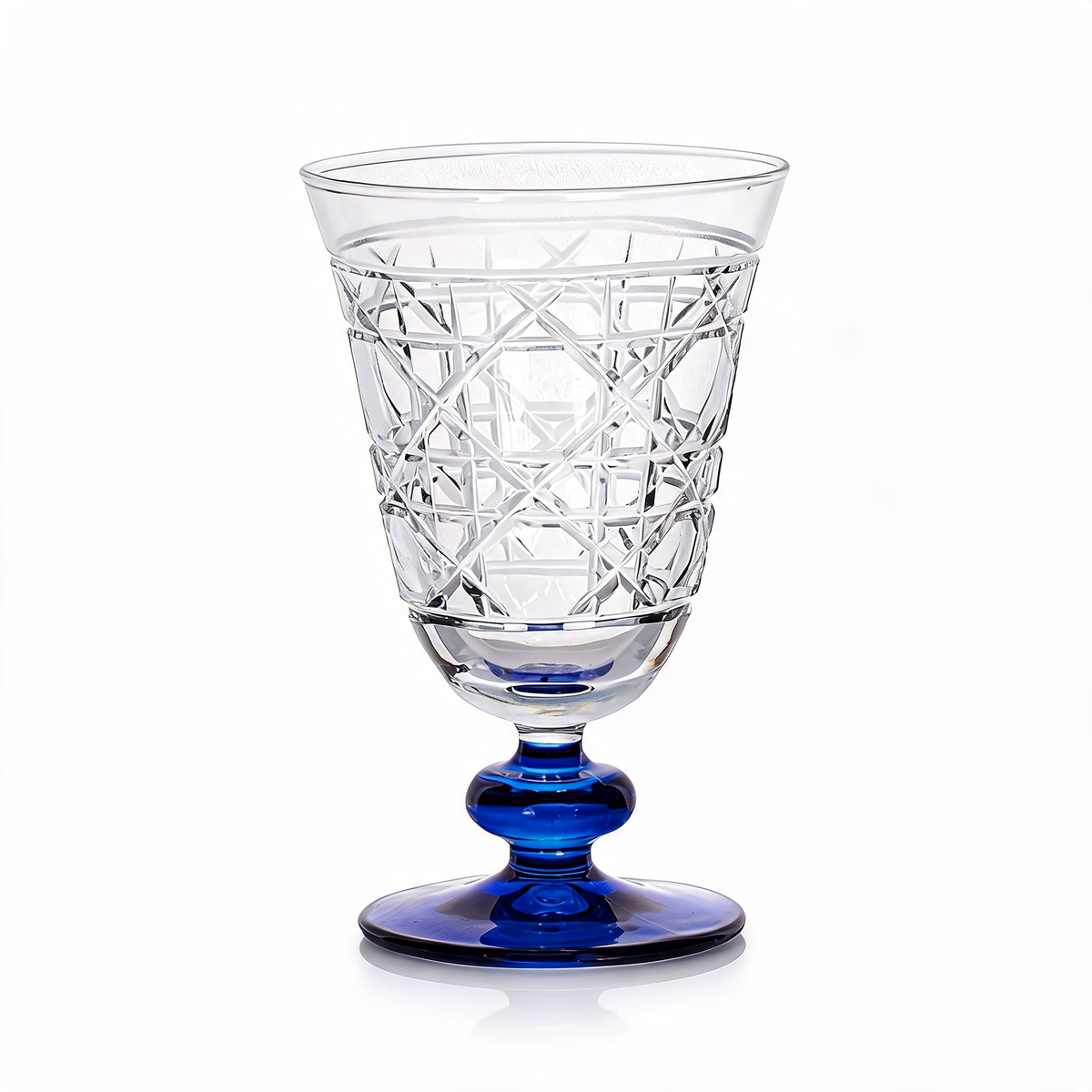 Copa de vino de cristal tallado híbrido Gloria