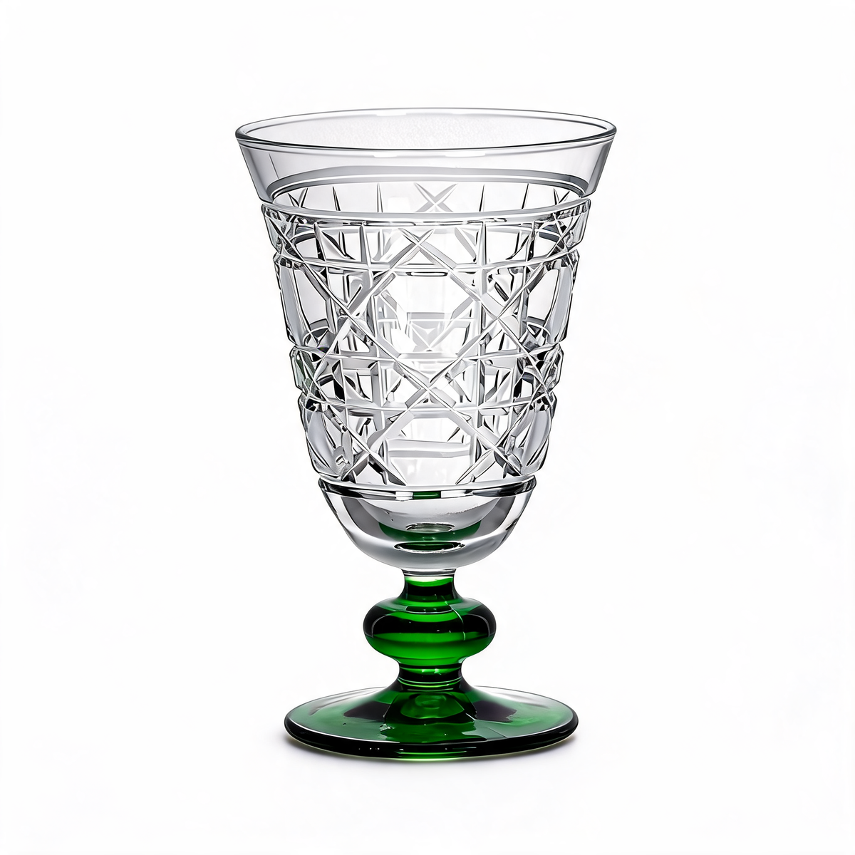 Copa de vino de cristal tallado híbrido Gloria