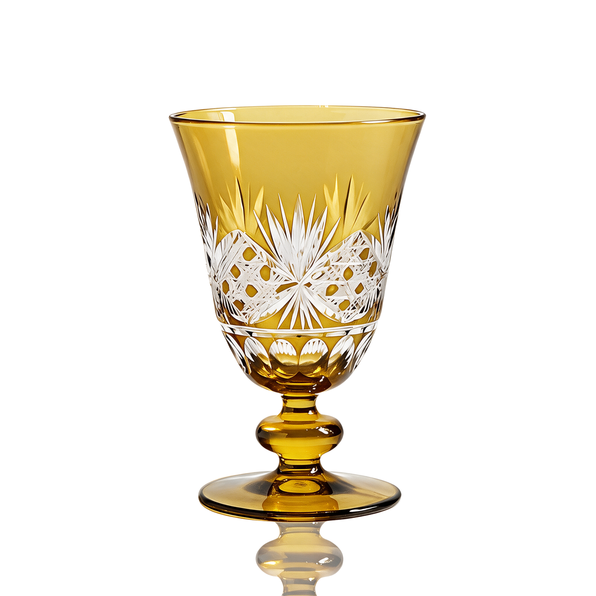 Verre à pied taillé Victorian