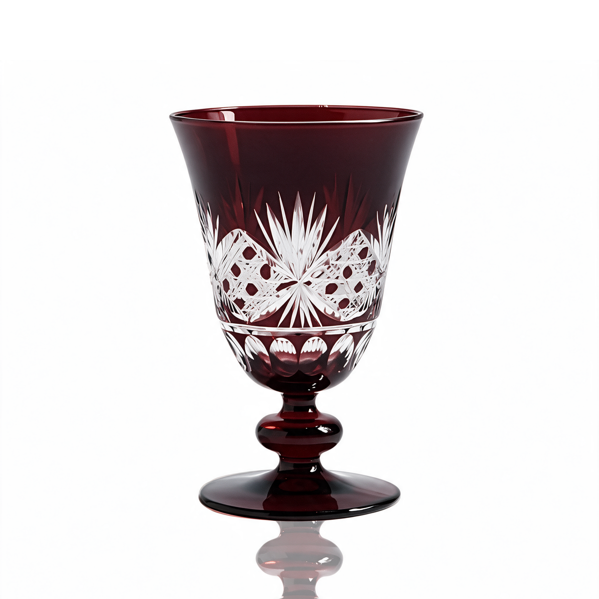 Verre à pied taillé Victorian