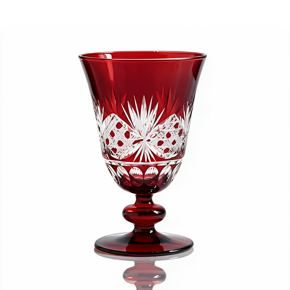 Verre à pied taillé Victorian