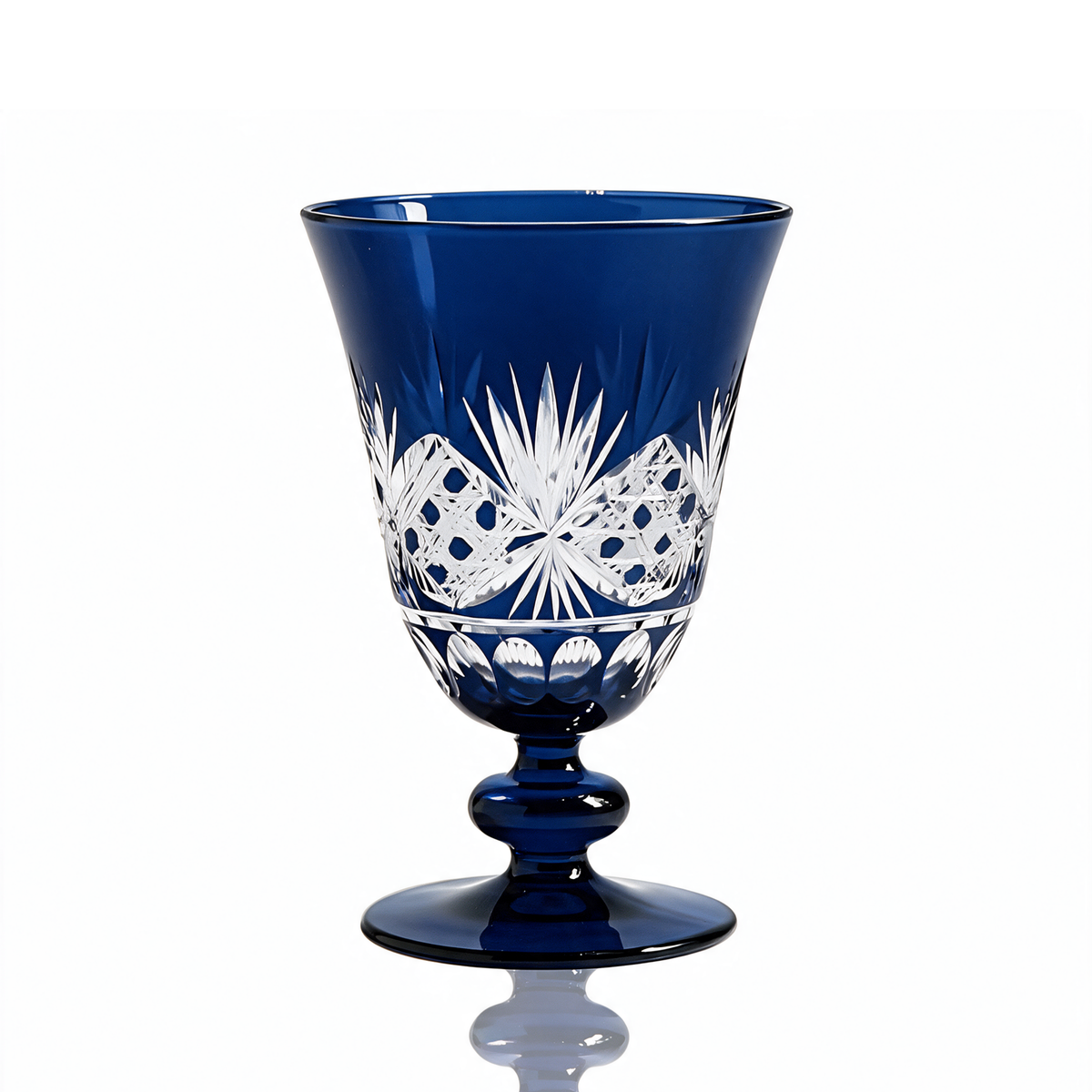 Verre à pied taillé Victorian