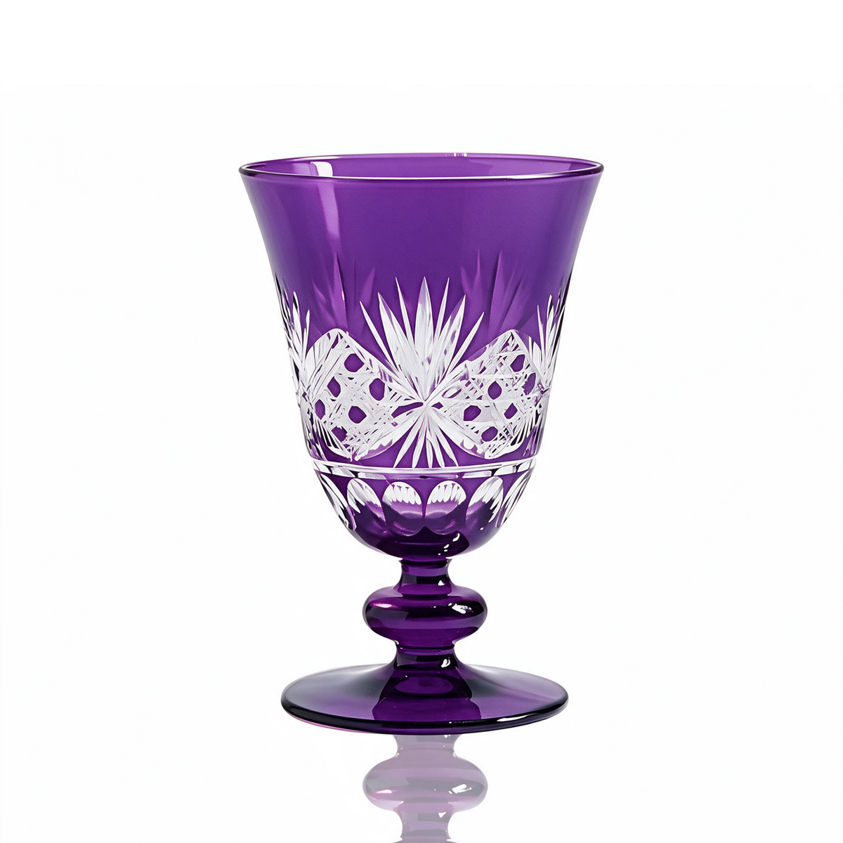 Verre à pied taillé Victorian