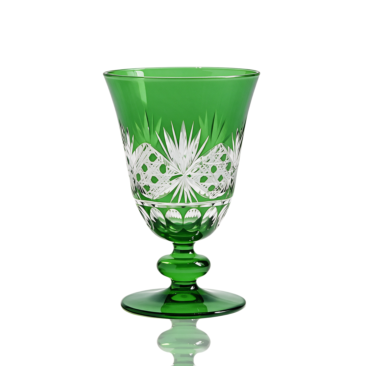 Verre à pied taillé Victorian