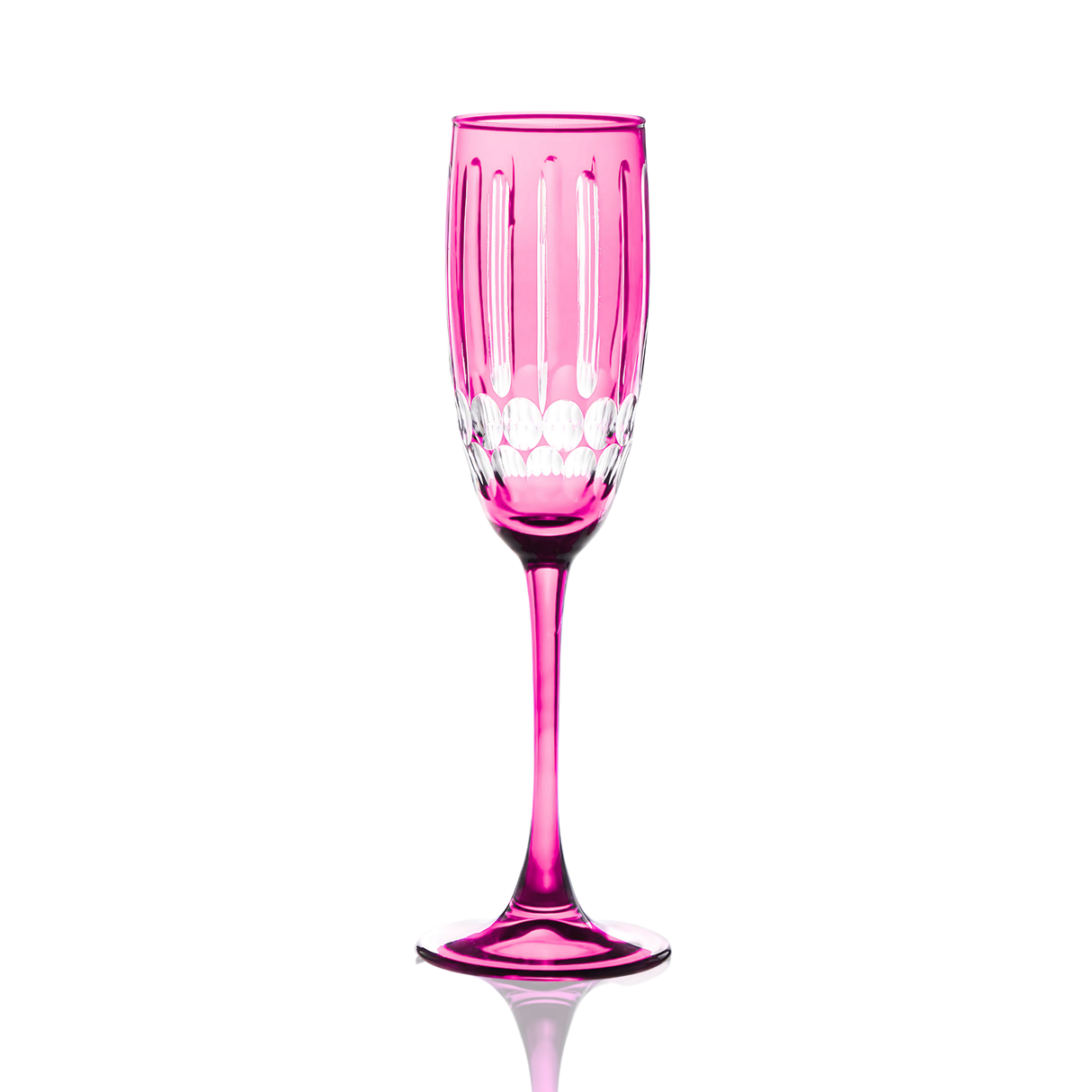 Mayfair Cut Crystal Champagne Flutes - Set Of 2