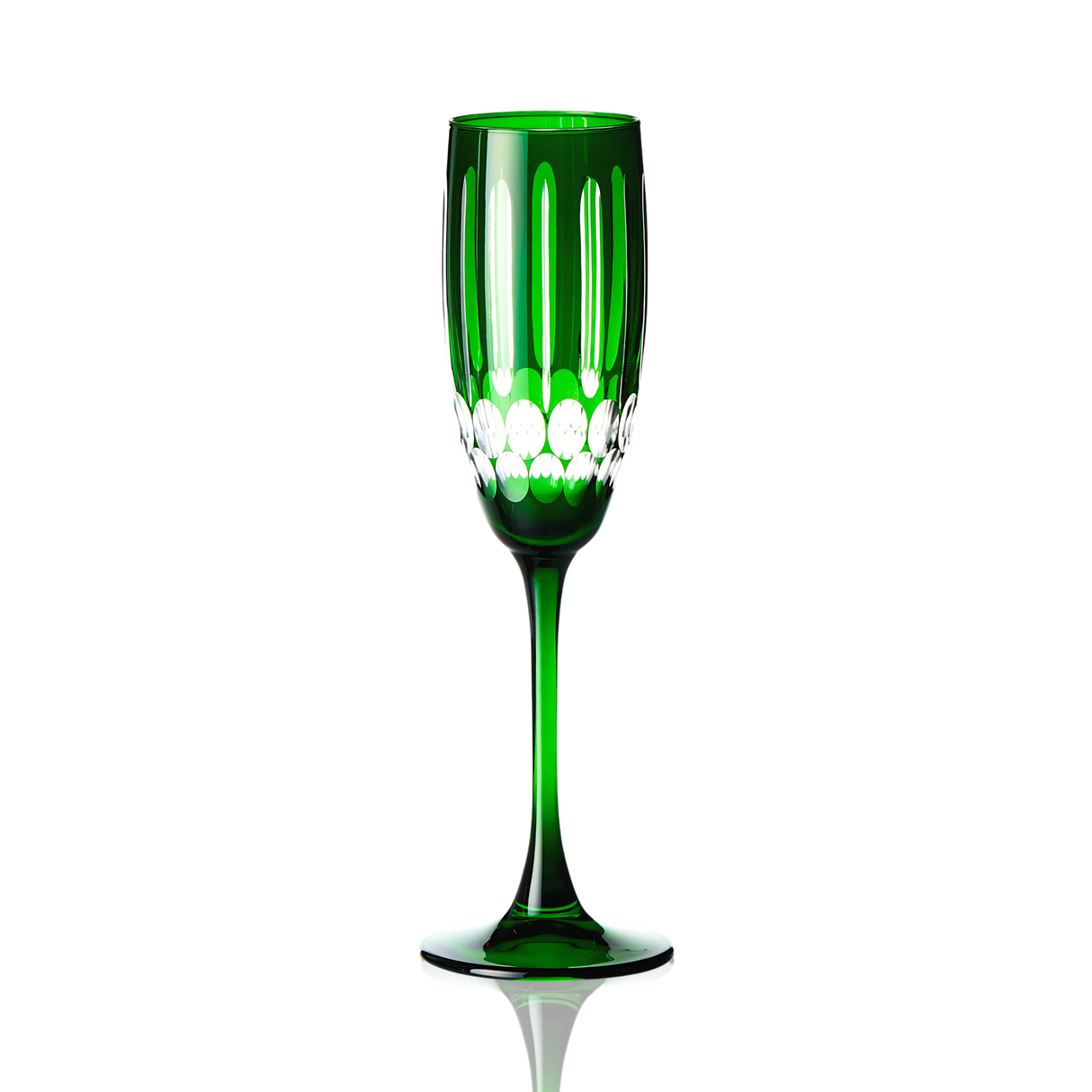 Mayfair Cut Crystal Champagne Flutes - Set Of 2