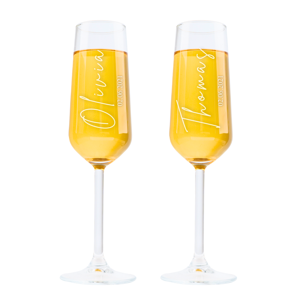 Personalized Champagne Flutes - Set Of 2