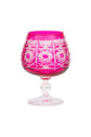 Pavo Cut Crystal Cognac Glasses