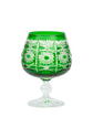 Pavo Cut Crystal Cognac Glasses