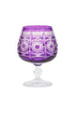 Pavo Cut Crystal Cognac Glasses