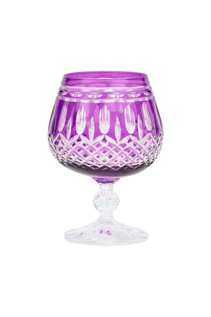 Ardea Cut Crystal Cognac Glasses