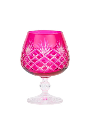 Ara Cut Crystal Cognac Glasses