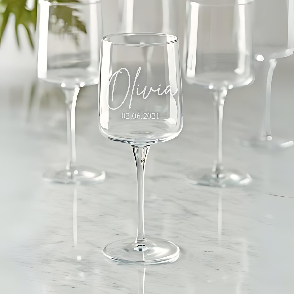 Personalized Wine Glasses - Set of 2
