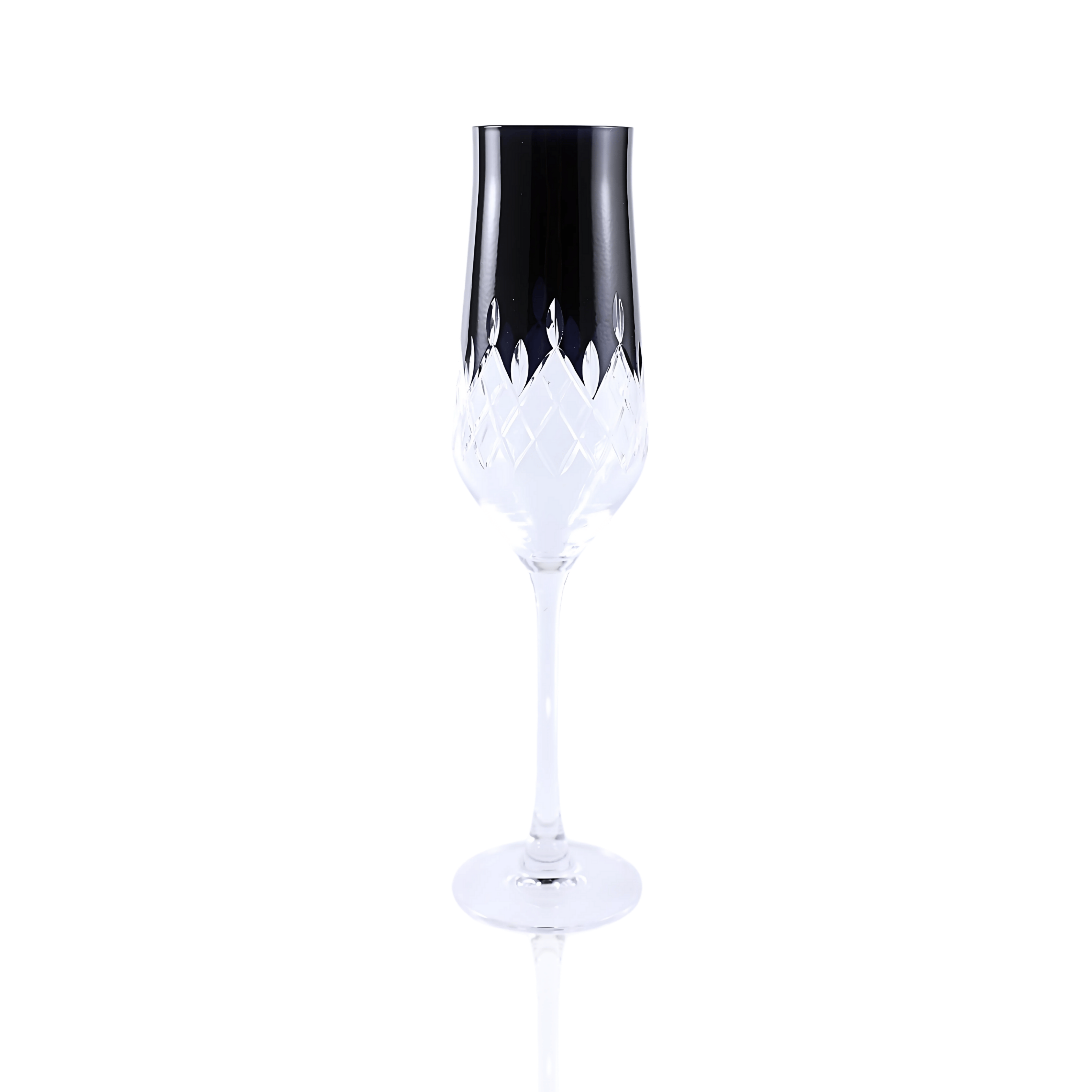 Aria Champagne Flute - Set Of 2 - Margerie Crystal USA