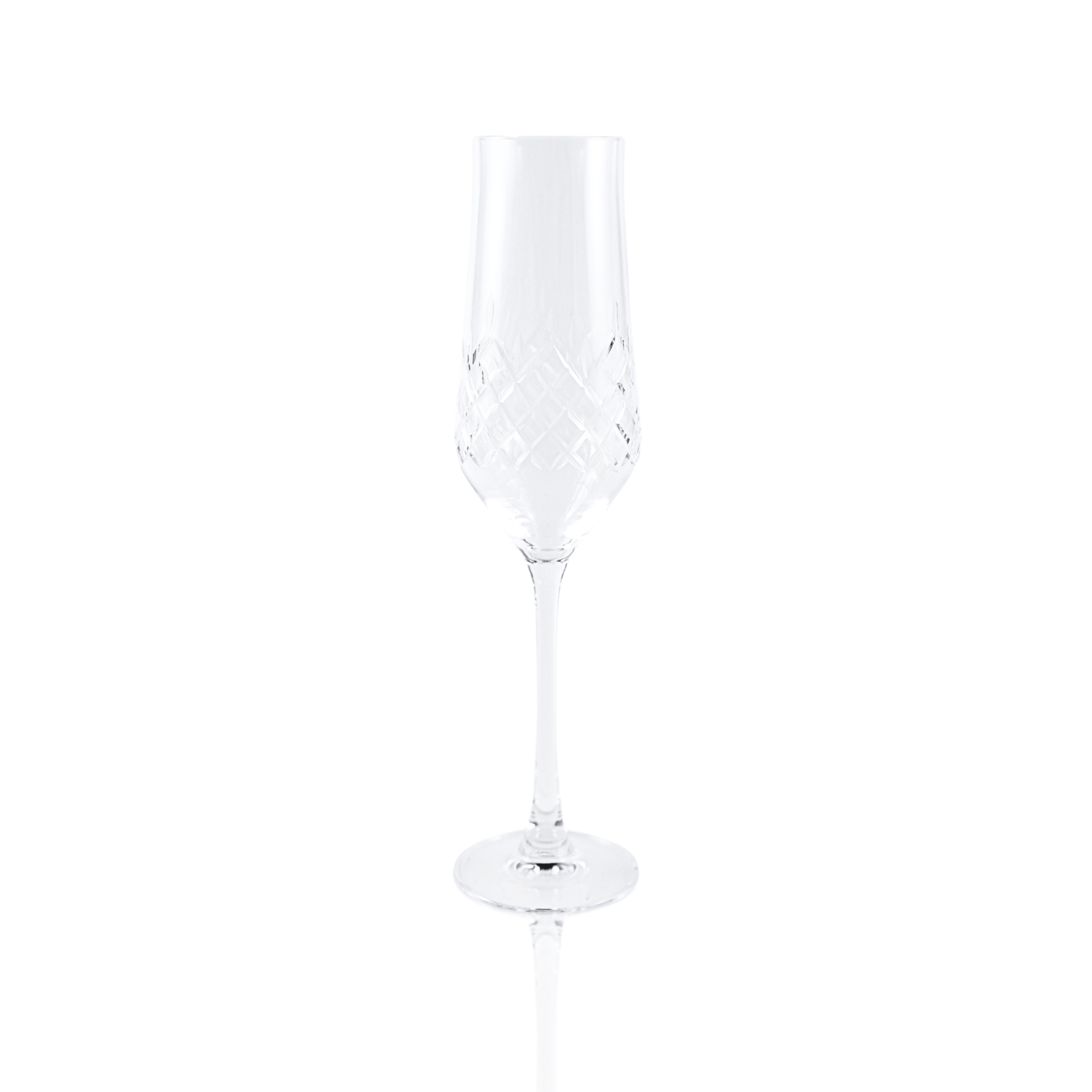 Aria Champagne Flute - Set Of 2 - Margerie Crystal USA