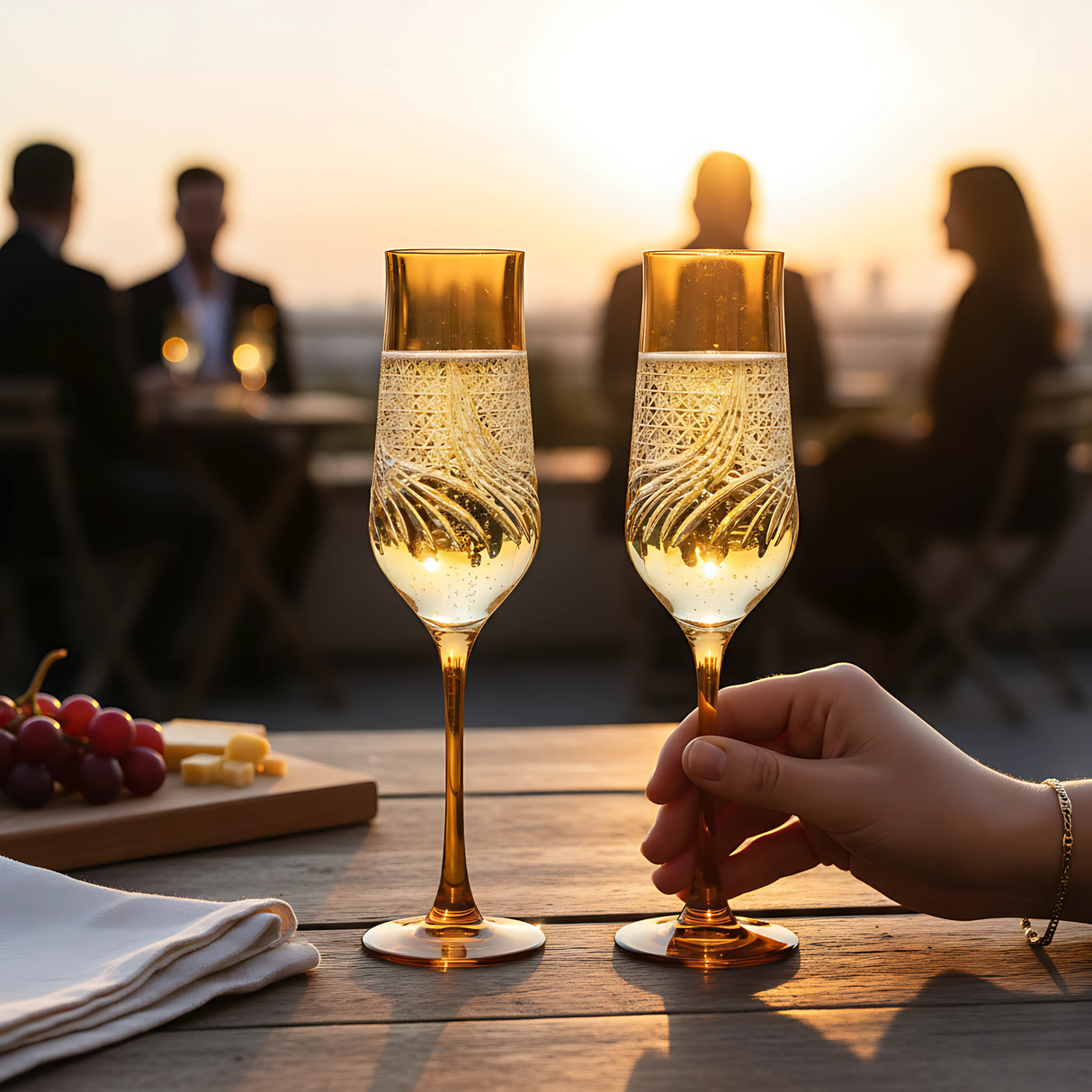 Aurora Champagne Flute - Set Of 2