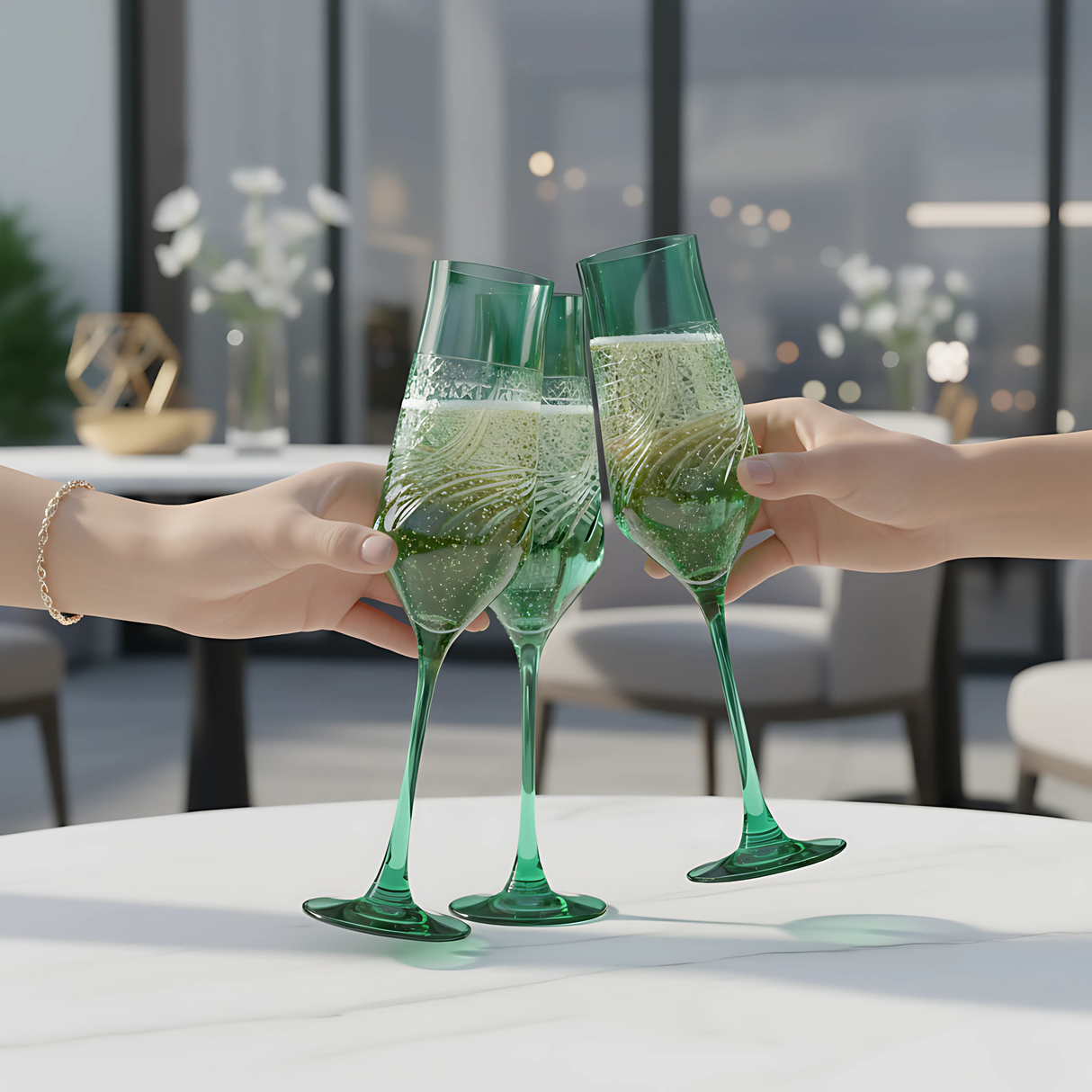Aurora Champagne Flute - Set Of 2