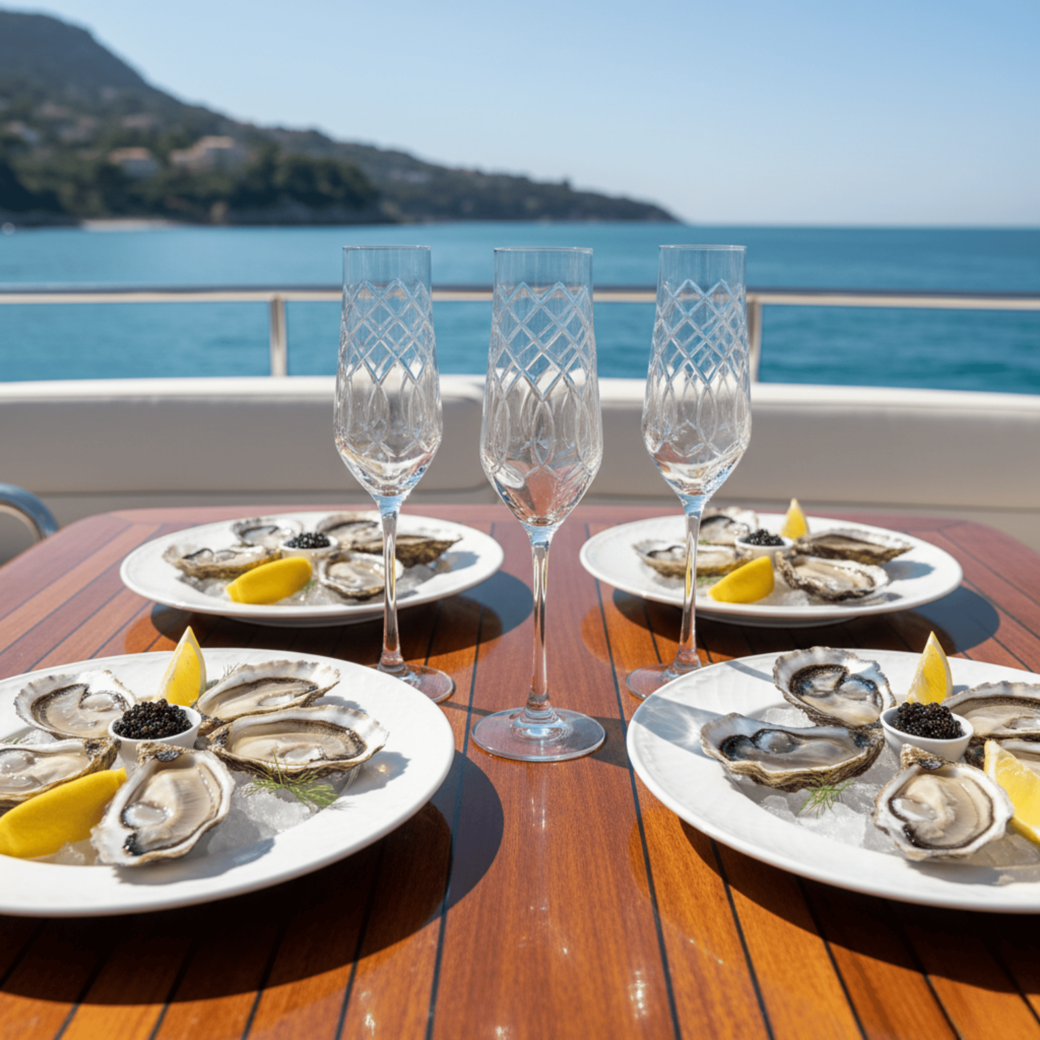 Heritage Champagne Flute - Set Of 2 - Margerie Crystal USA