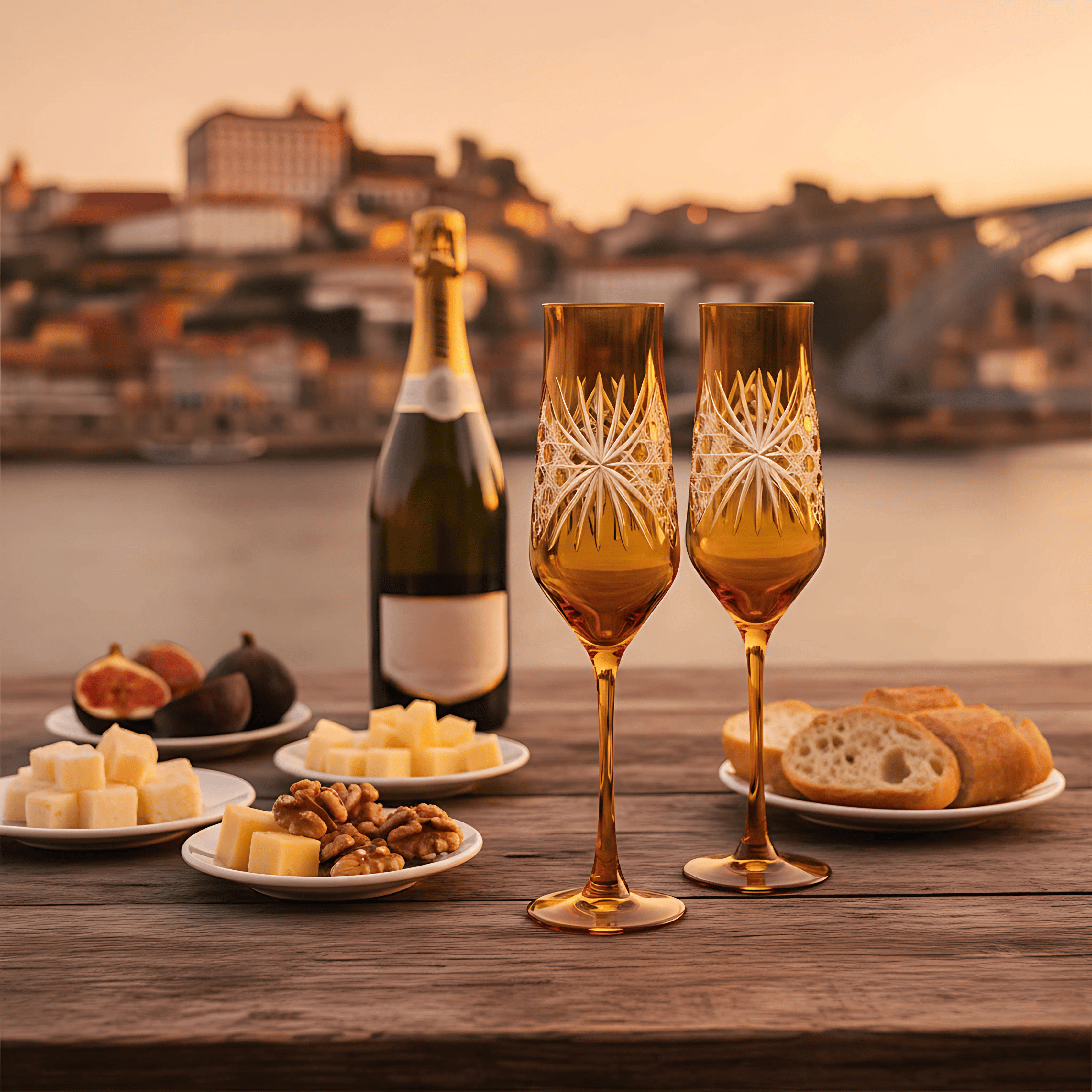 Éclat Champagne Flute - Set Of 2 - Margerie Crystal USA