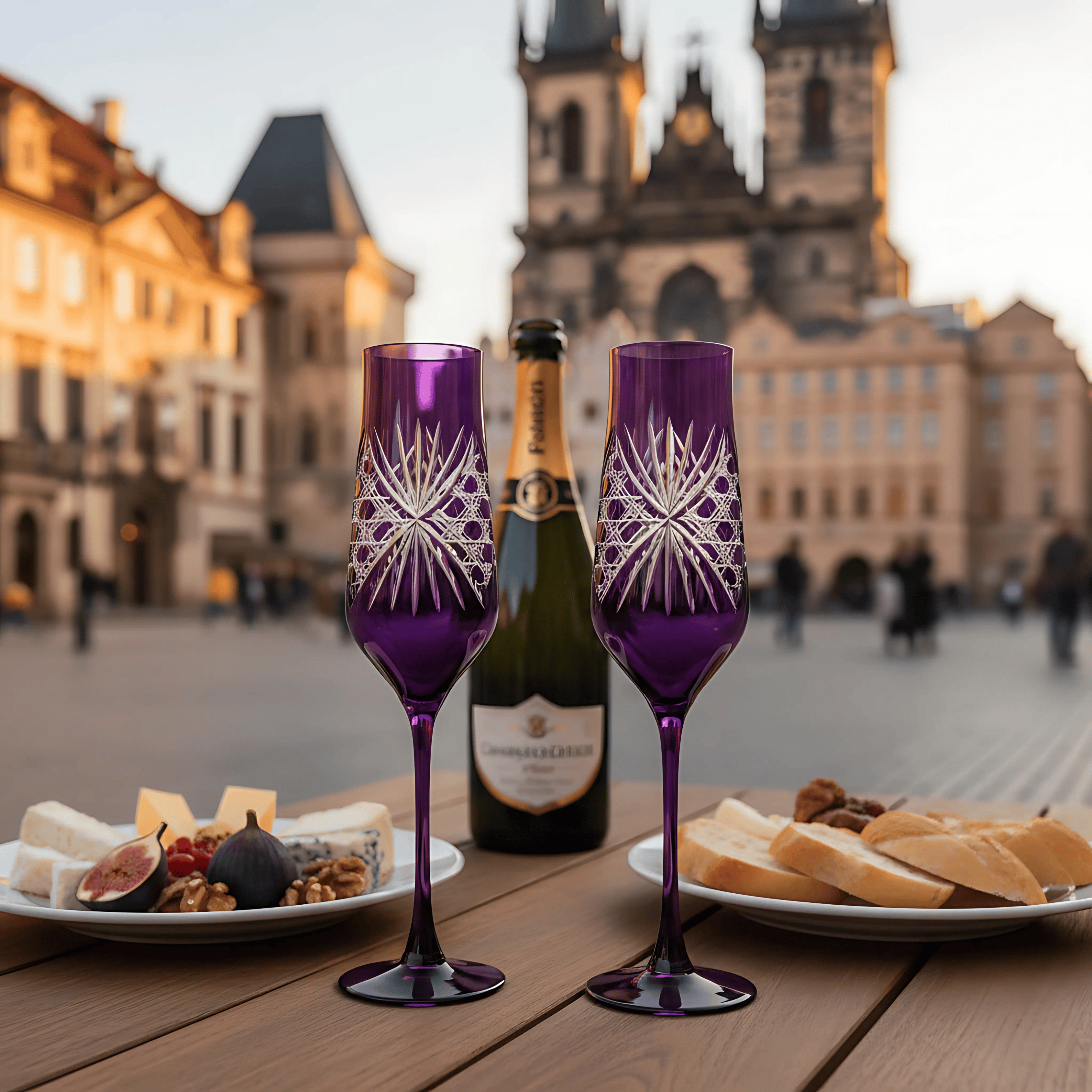 Éclat Champagne Flute - Set Of 2 - Margerie Crystal USA