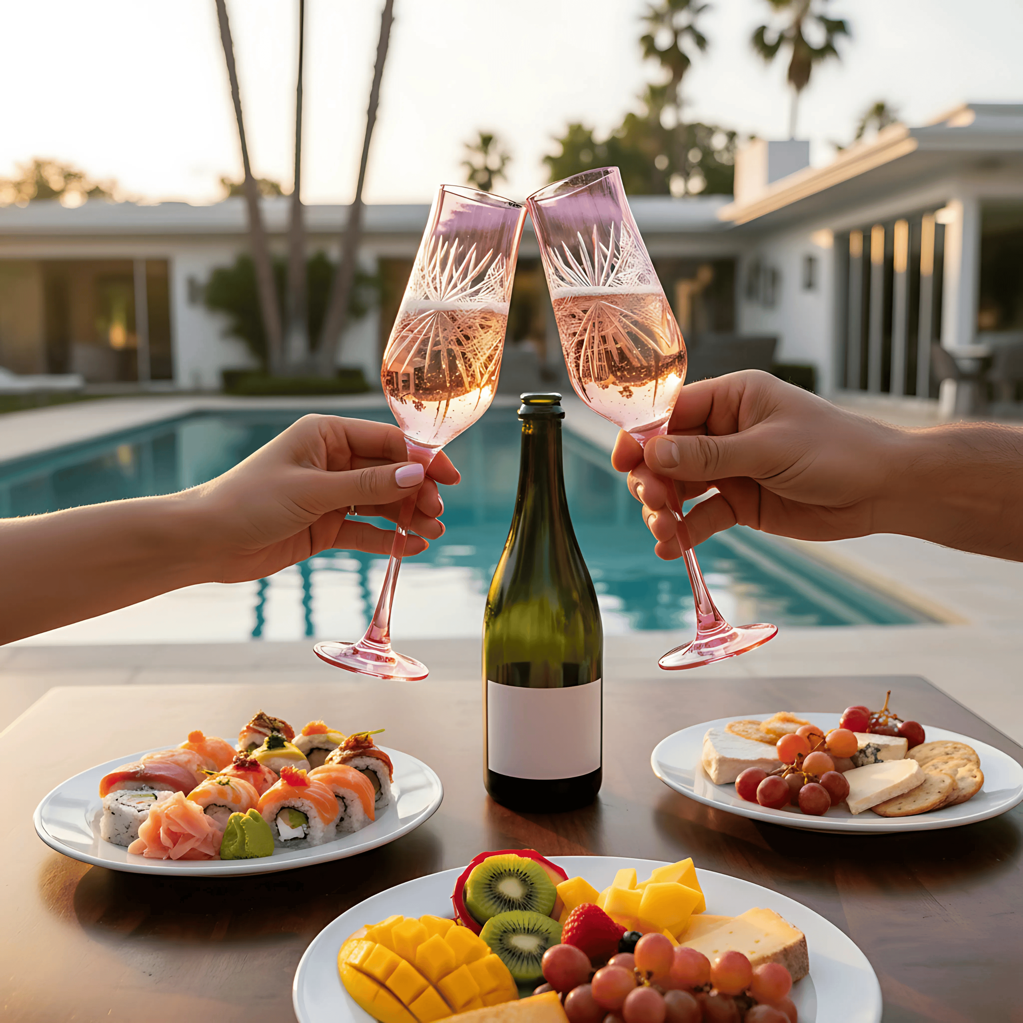 Éclat Champagne Flute - Set Of 2 - Margerie Crystal USA